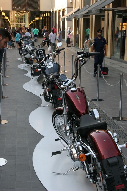 Harley Davidson show at Beirut Souks